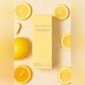 NEEDLY VitaC Trus Complex Glow Toning Cream Korean Skincare Face Bright Skin New